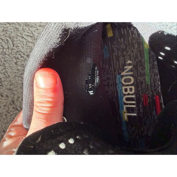 NOBULL High Top Trainer Shoes Unisex Mens 5.5 Women’s Size 7 Black Canvas - Picture 9 of 9